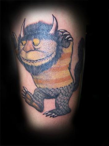 Sexy Rick - color where the wild things are tattoo